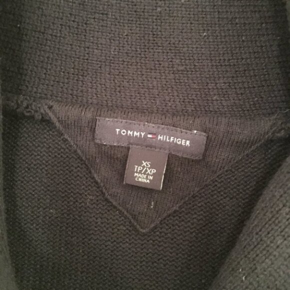 Tommy Hilfiger navy Blue V neck sweater - Picture 4 of 7